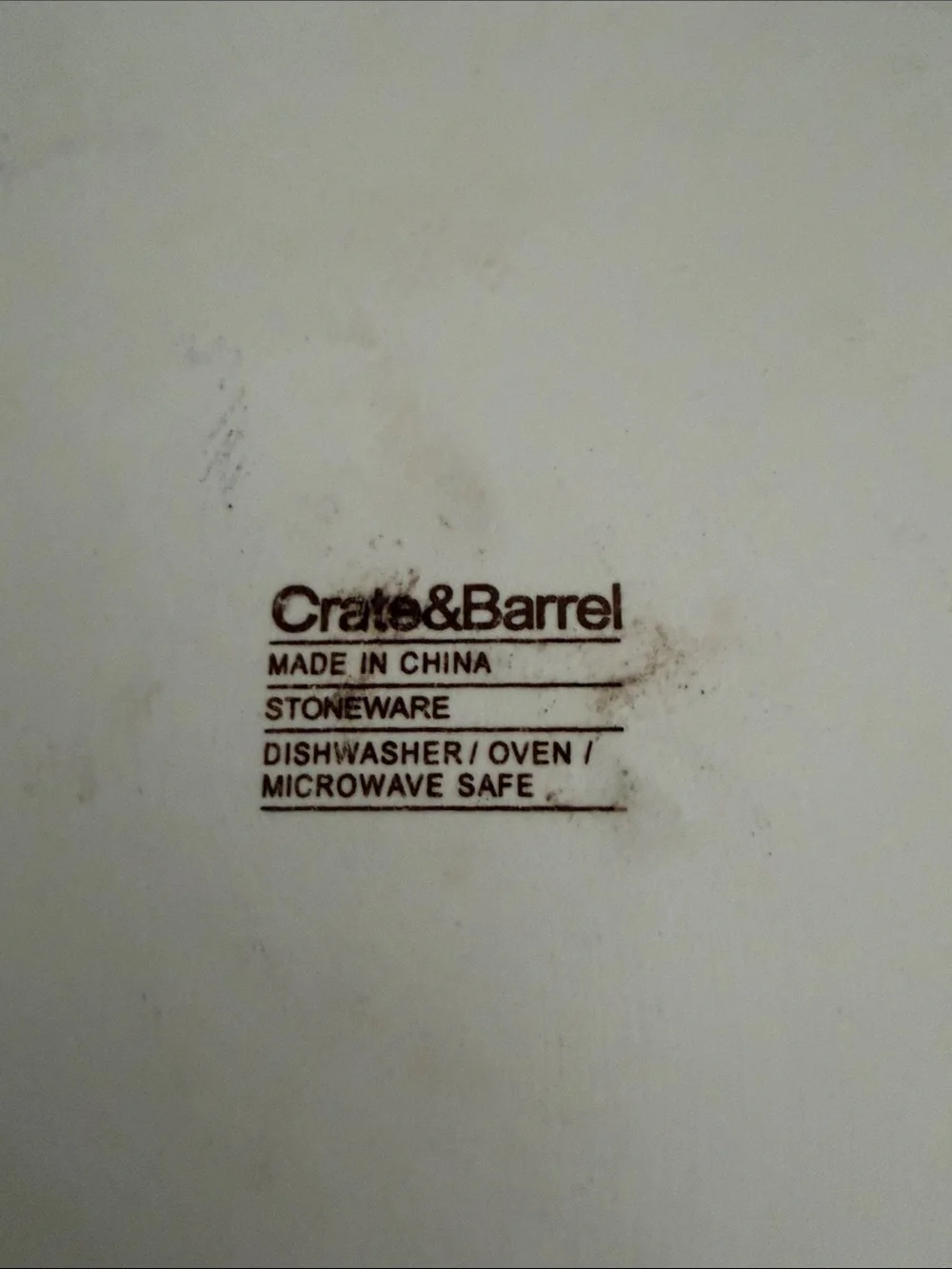Crate & Barrel “Lucerne”  Porcelain Glaze Lidded Casserole, 3 Quart